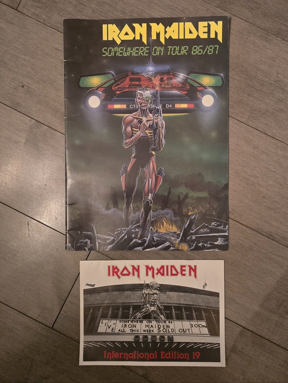 Rare VINTAGE 1986/87 IRON MAIDEN CONCERT PROGRAM